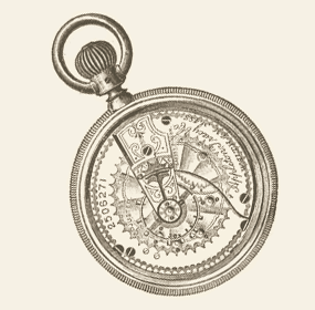 Image d'une horloge à gousset